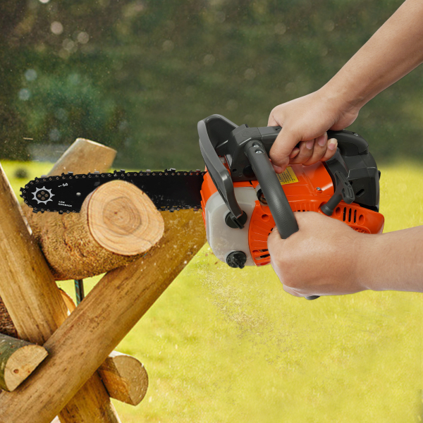 Top Handle Chainsaw Gasoline Chainsaw 2-Stroke Engine Chainsaw 22*8.3 in Used In Gardens Parks Farms Ranches Orchards Greenhouses