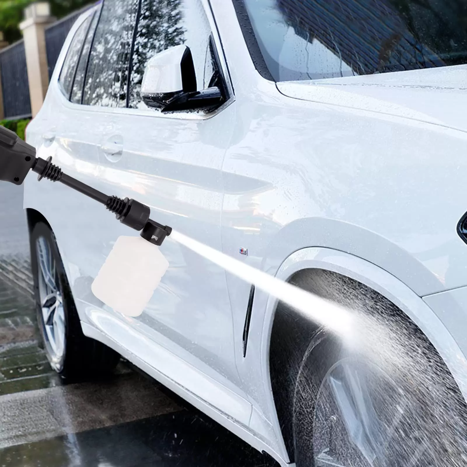 Pressure Washer Gun Cordless Pressure Cleaner Black High Power Washer Gun with Replacement Wand Extension for Cleaning Vehicles Windows Pressure Washer Gun Cordless Pressure Cleaner Black High Power Washer Gun with Replacement Wand Extension for Cleaning Vehicles Windows