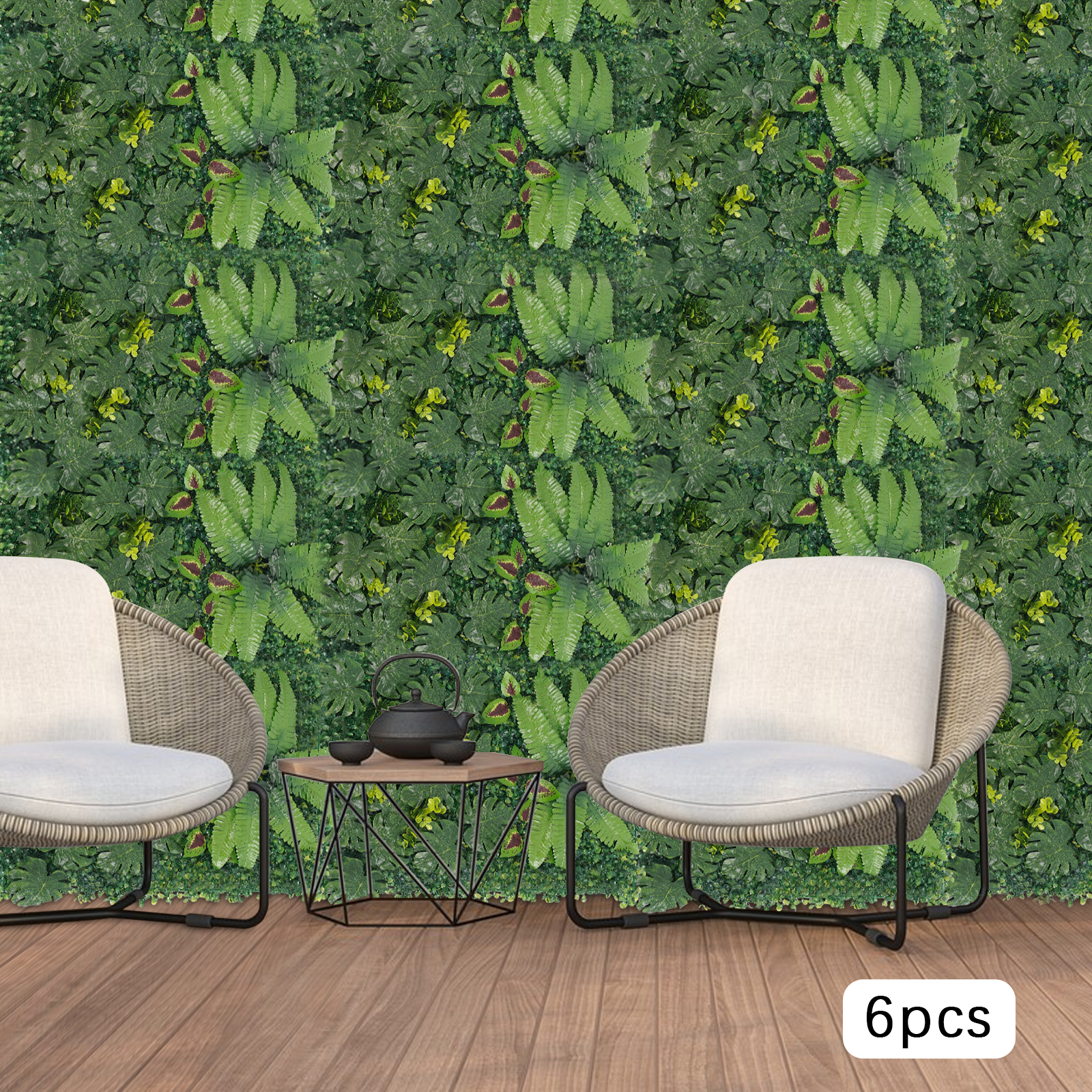 6PCS 40*60cm Greenery Walls, Artificial Greenery Wall, Artificial Greenery Backdrop Wall Decor 6PCS 40*60cm Greenery Walls, Artificial Greenery Wall, Artificial Greenery Backdrop Wall Decor