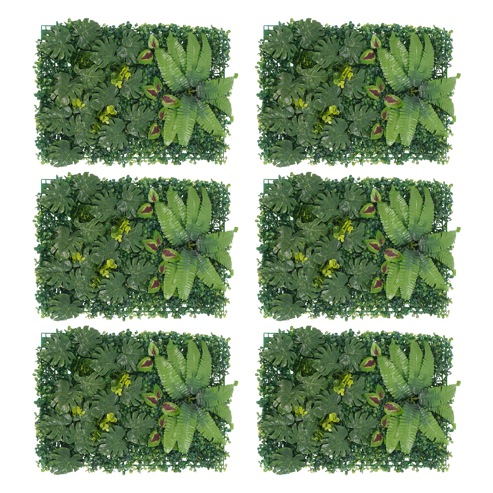 6PCS 40*60cm Greenery Walls, Artificial Greenery Wall, Artificial Greenery Backdrop Wall Decor 6PCS 40*60cm Greenery Walls, Artificial Greenery Wall, Artificial Greenery Backdrop Wall Decor