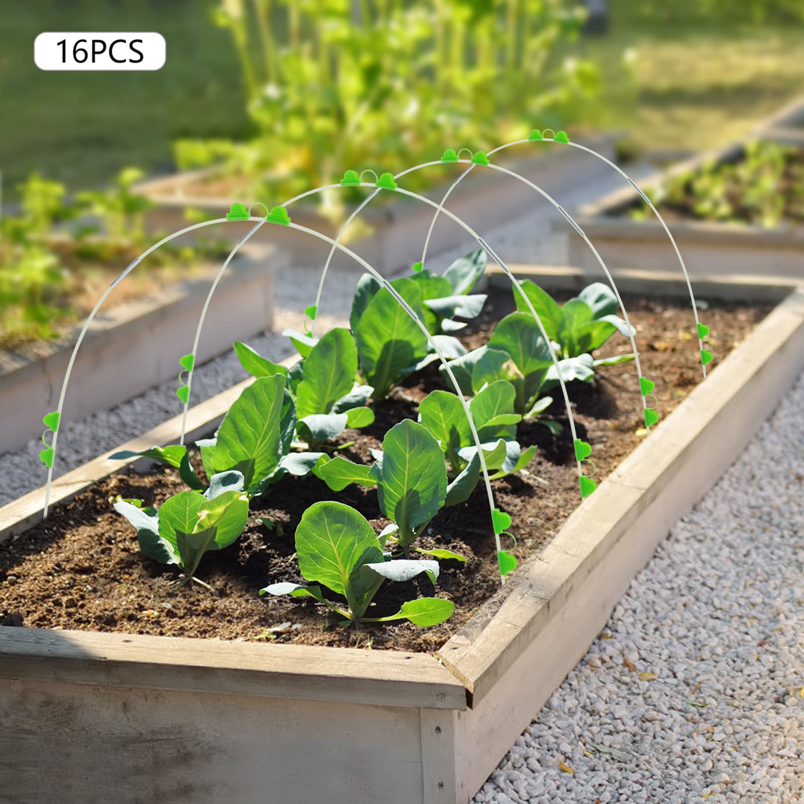 Greenhouse Hoop Garden Netting Kit, Garden Hoops for DIY Grow Tunnel, Greenhouse Hoops Grow Tunnel Sets Greenhouse Hoop Garden Netting Kit, Garden Hoops for DIY Grow Tunnel, Greenhouse Hoops Grow Tunnel Sets