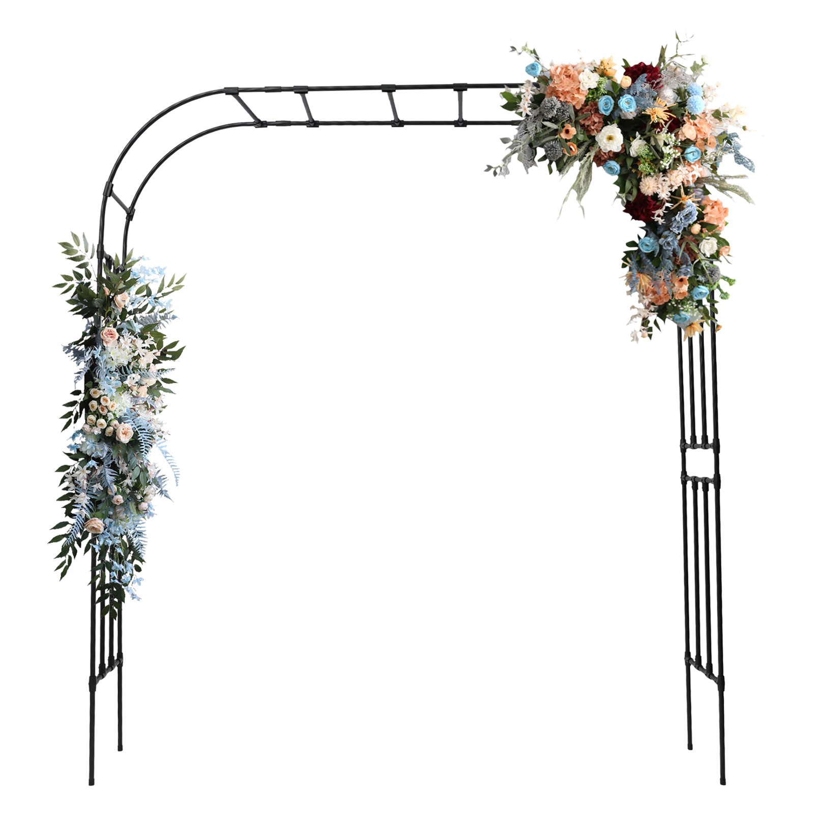 240x210x40cm Metal Archway, Plant Climbing Arch Rack, Garden Arch for Farms, Gardens