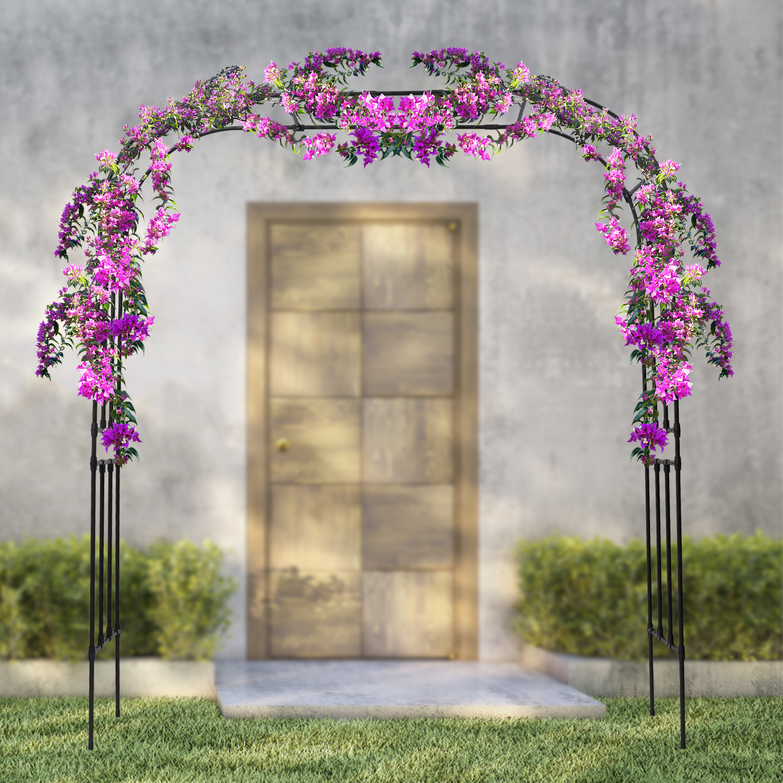 240x210x40cm Metal Archway, Plant Climbing Arch Rack, Garden Arch for Farms, Gardens 240x210x40cm Metal Archway, Plant Climbing Arch Rack, Garden Arch for Farms, Gardens