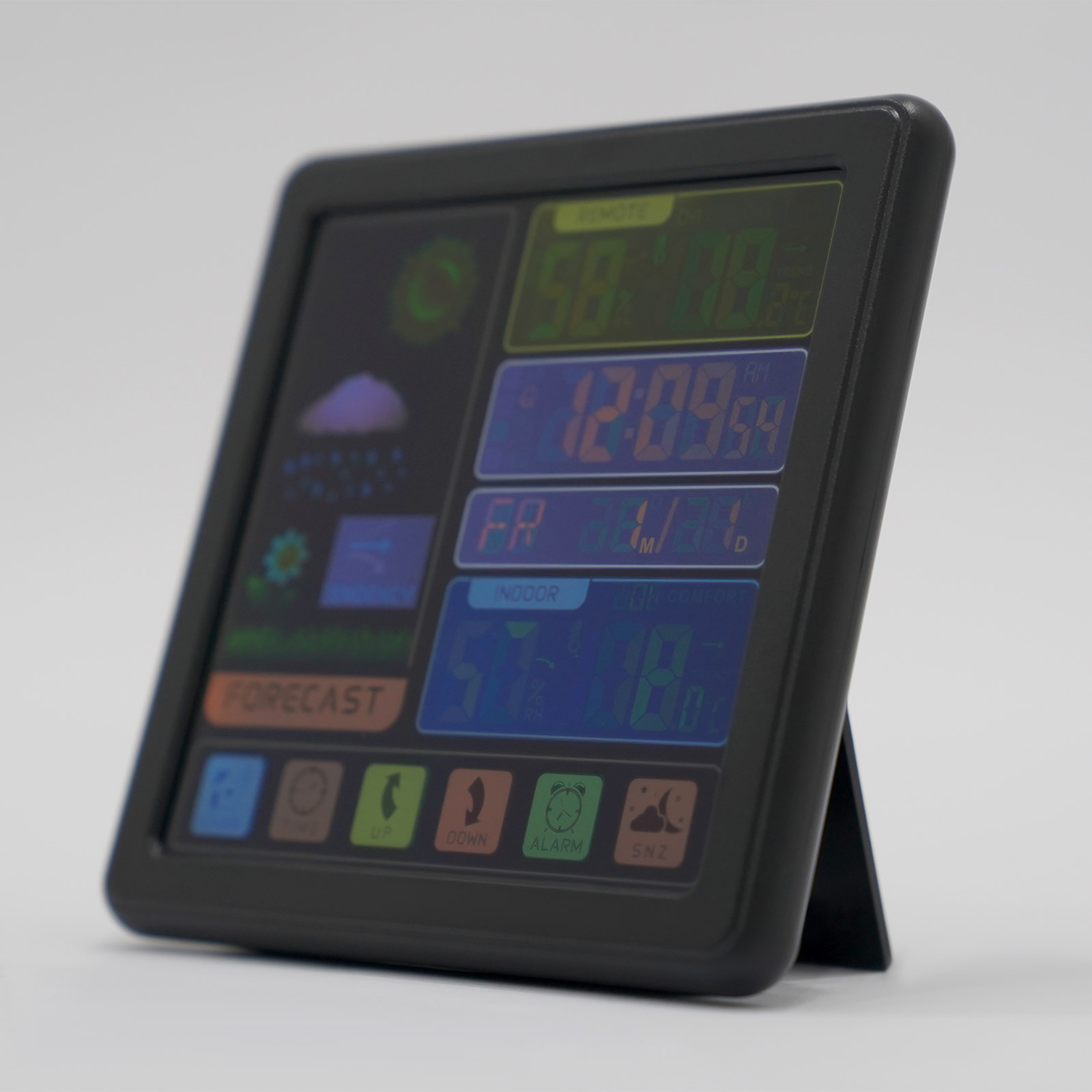 Weather Station Thermometer Wireless Temperature and Humidity Monitor with Battery Powered Sensor Weather Station Thermometer Wireless Temperature and Humidity Monitor with Battery Powered Sensor