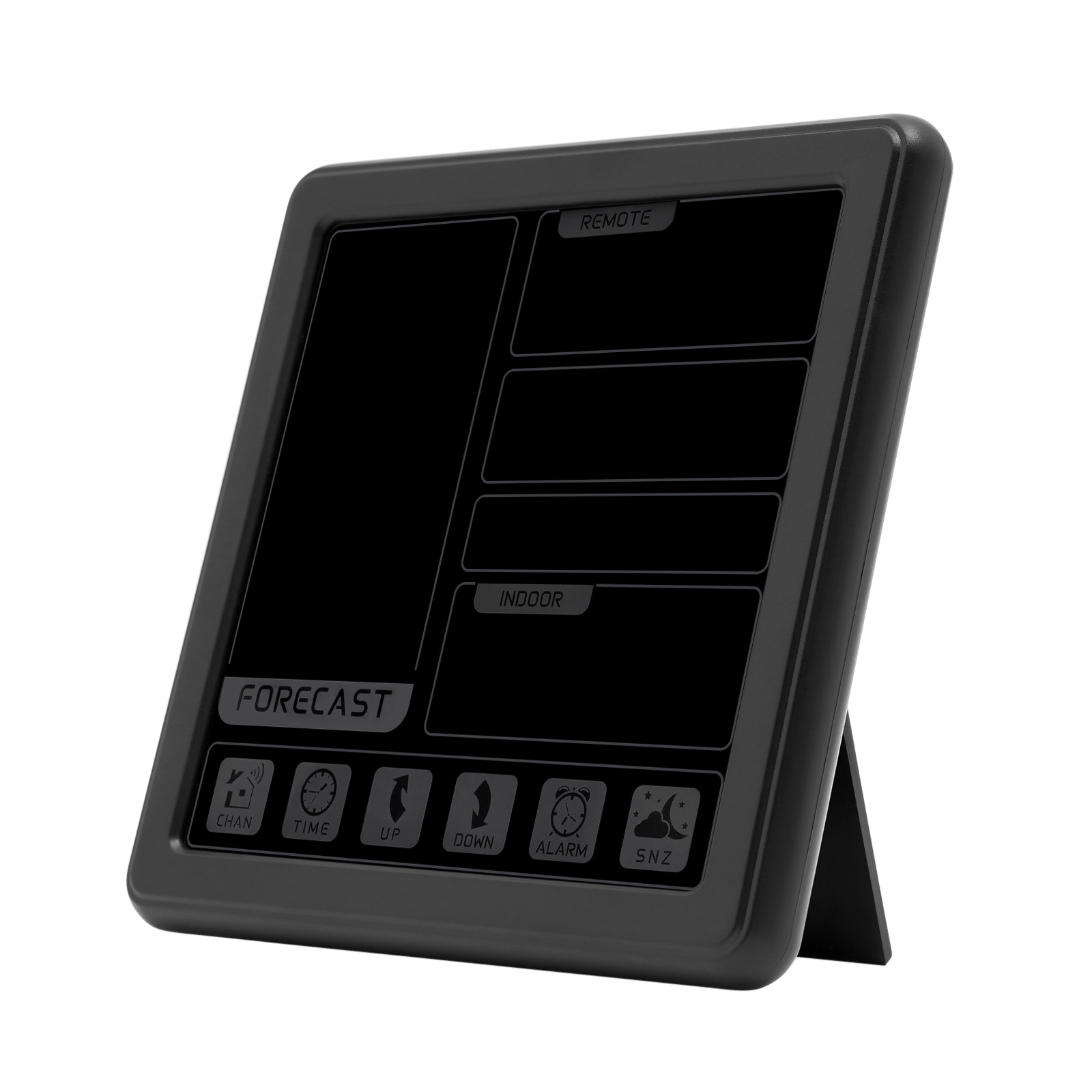 Weather Station Thermometer Wireless Temperature and Humidity Monitor with Battery Powered Sensor