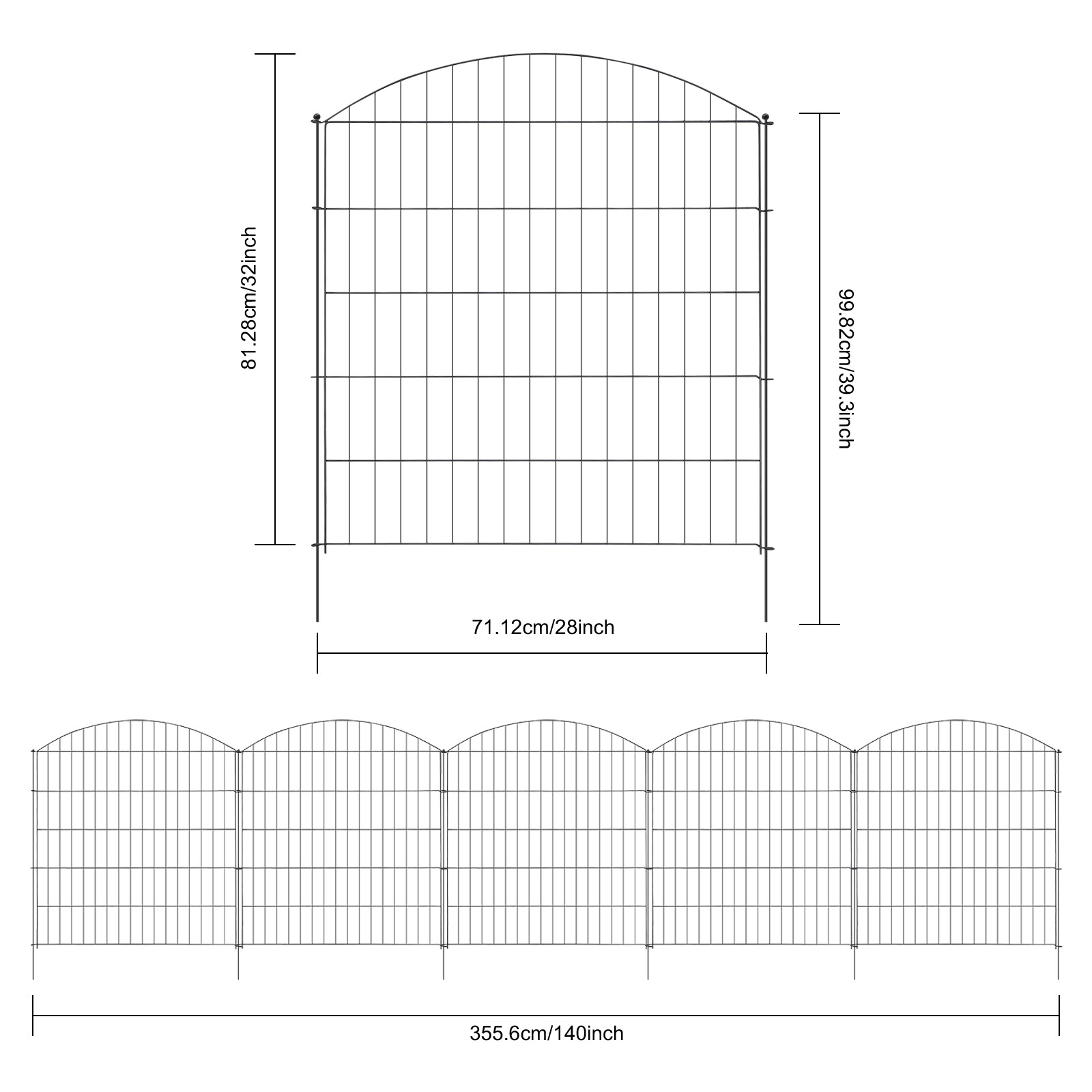 5PCS Garden Fences, Non-Digging Fences, Garden Barrier for Dog Chicken used in Gardens, Courtyards, Parks 5PCS Garden Fences, Non-Digging Fences, Garden Barrier for Dog Chicken used in Gardens, Courtyards, Parks