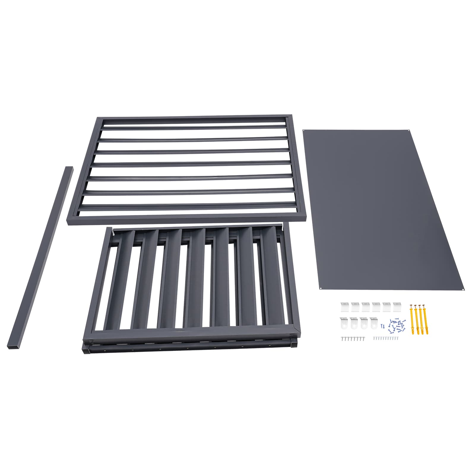 Air conditioning fence 2-3P four sides 110x80x60-gray, Air Conditioner Fence Screen, Air Conditioner Privacy Screen, Air Conditioner Screen Air conditioning fence 2-3P four sides 110x80x60-gray, Air Conditioner Fence Screen, Air Conditioner Privacy Screen, Air Conditioner Screen