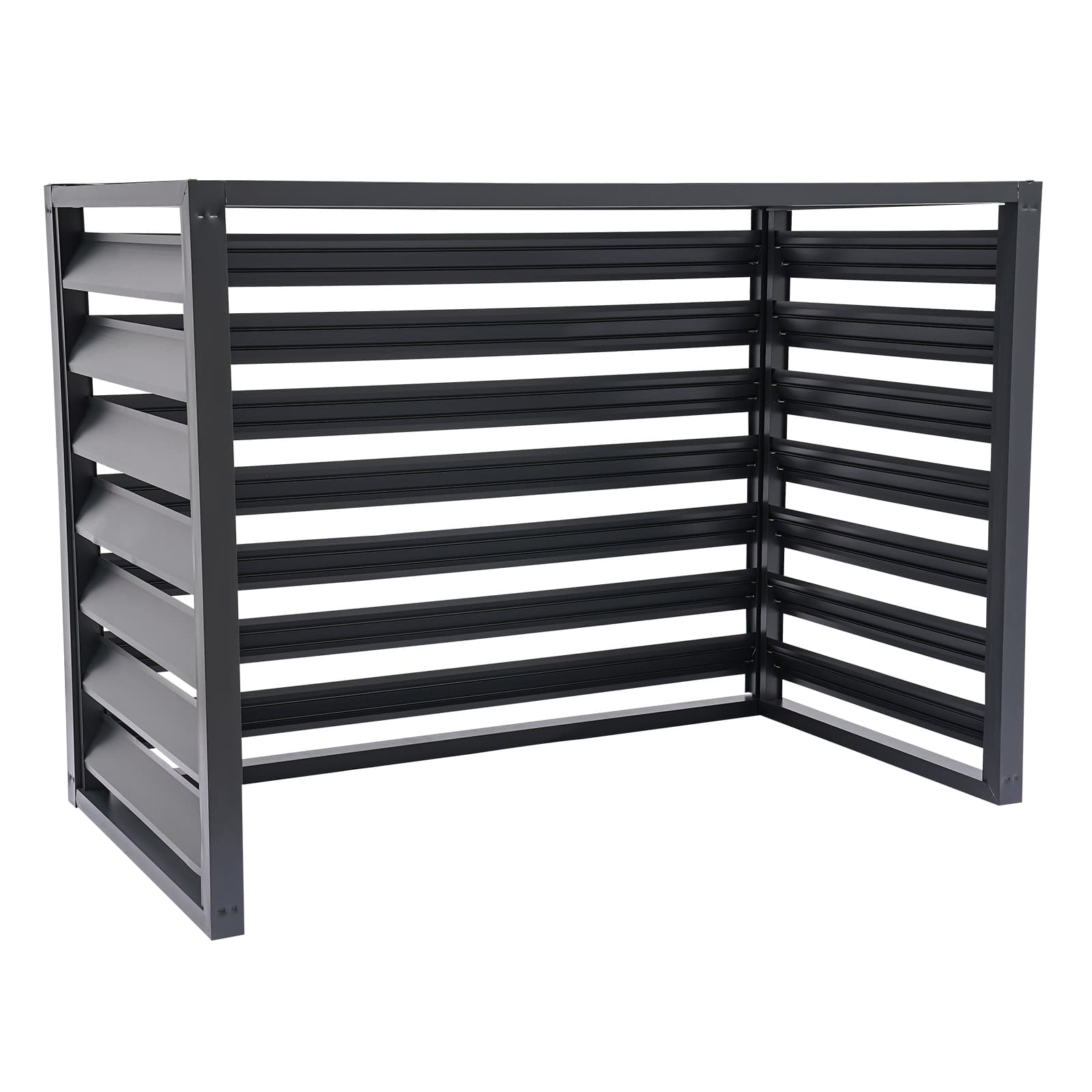 Air conditioning fence 2-3P four sides 110x80x60-gray, Air Conditioner Fence Screen, Air Conditioner Privacy Screen, Air Conditioner Screen Air conditioning fence 2-3P four sides 110x80x60-gray, Air Conditioner Fence Screen, Air Conditioner Privacy Screen, Air Conditioner Screen