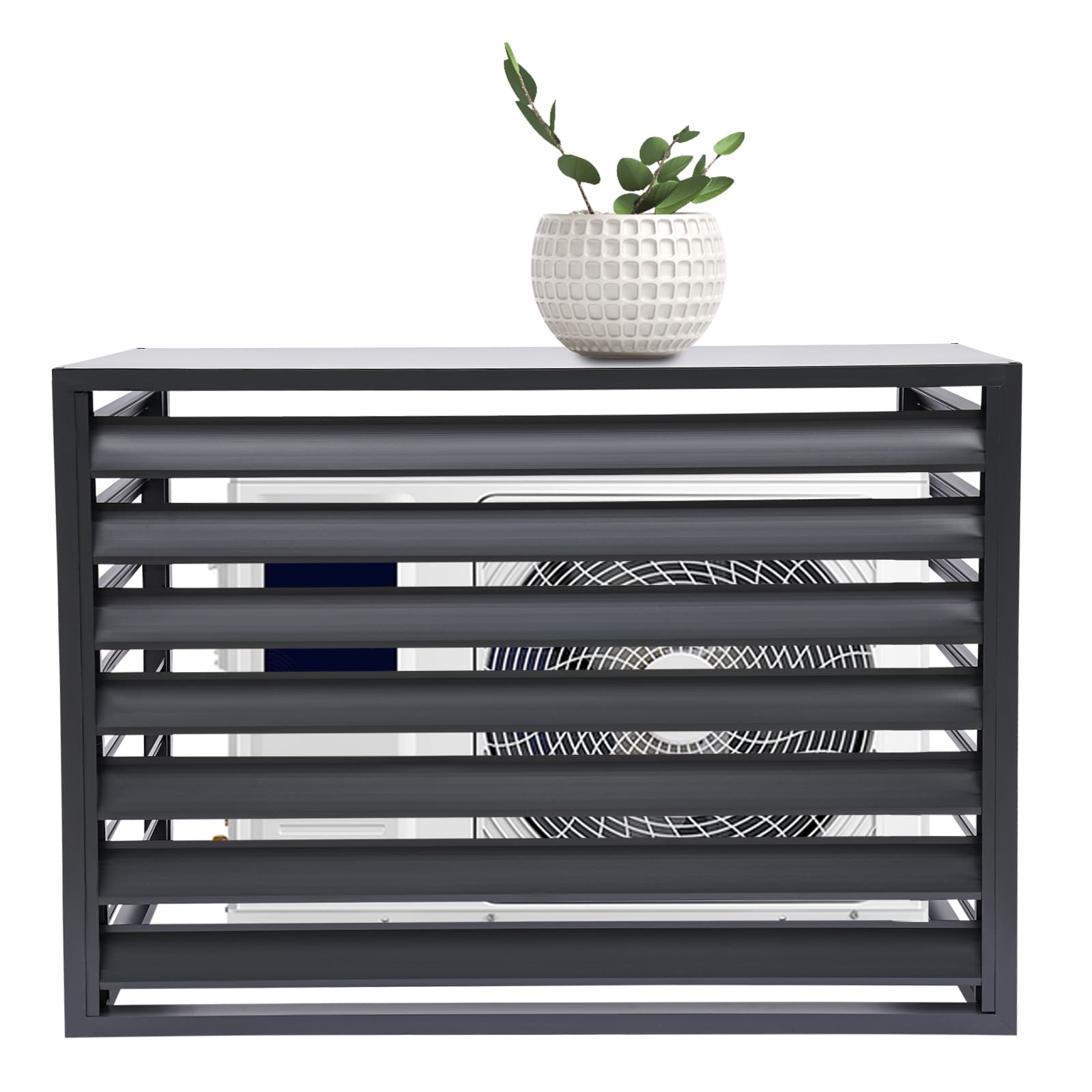 Air conditioning fence 2-3P four sides 110x80x60-gray, Air Conditioner Fence Screen, Air Conditioner Privacy Screen, Air Conditioner Screen Air conditioning fence 2-3P four sides 110x80x60-gray, Air Conditioner Fence Screen, Air Conditioner Privacy Screen, Air Conditioner Screen
