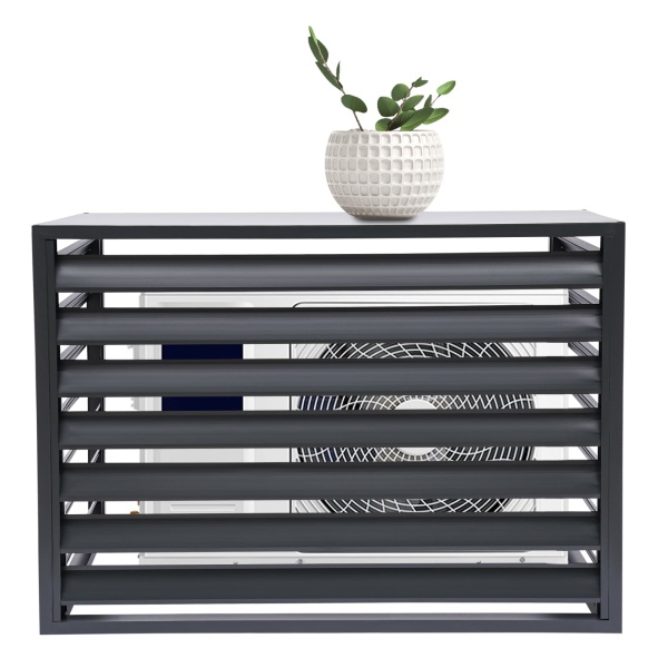 Air conditioning fence 2-3P four sides 110x80x60-gray, Air Conditioner Fence Screen, Air Conditioner Privacy Screen, Air Conditioner Screen
