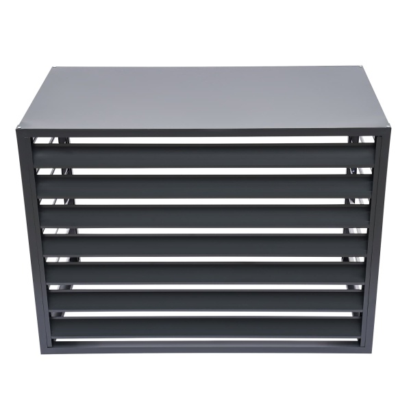 Air conditioning fence 2-3P four sides 110x80x60-gray, Air Conditioner Fence Screen, Air Conditioner Privacy Screen, Air Conditioner Screen
