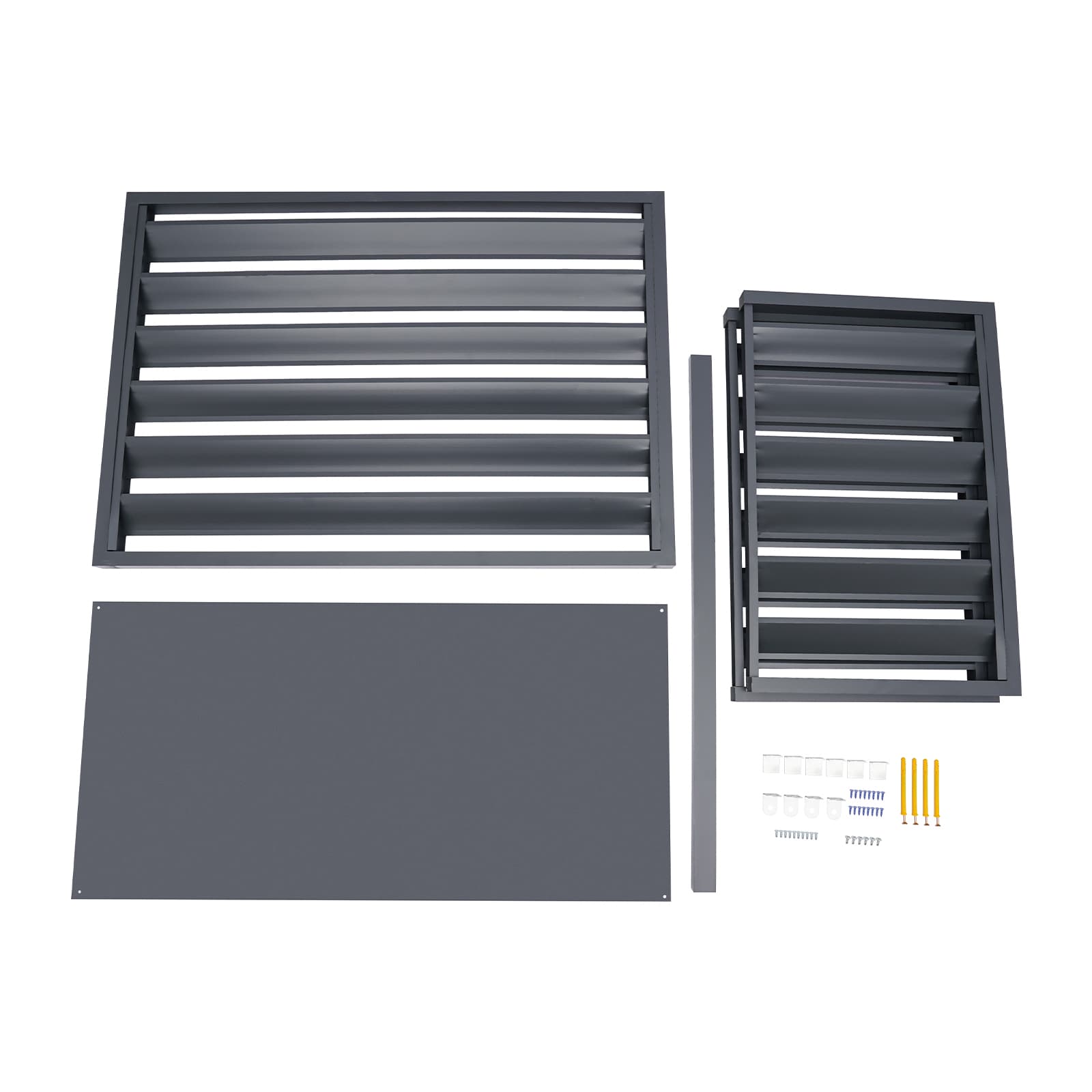 Air conditioning fence 1.5P four sides 100x70x50-dark gray Air Conditioner Fence Screen, Air Conditioner Privacy Screen Air conditioning fence 1.5P four sides 100x70x50-dark gray Air Conditioner Fence Screen, Air Conditioner Privacy Screen