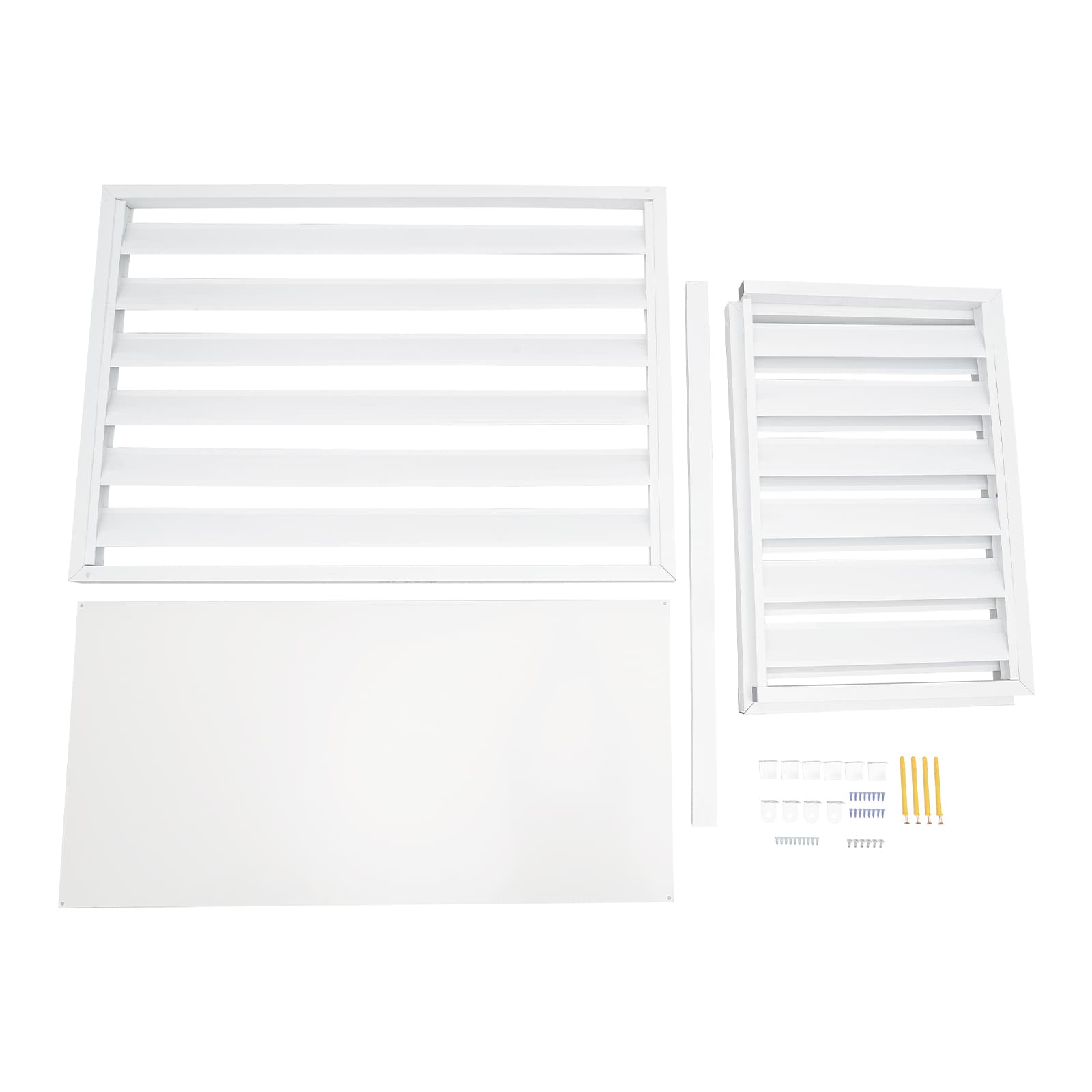 Air conditioning fence 1.5P four sides 100*70*50-white air Conditioner Fence Screen, Air Conditioner Privacy Screen, Air Conditioner Screen Air conditioning fence 1.5P four sides 100*70*50-white air Conditioner Fence Screen, Air Conditioner Privacy Screen, Air Conditioner Screen