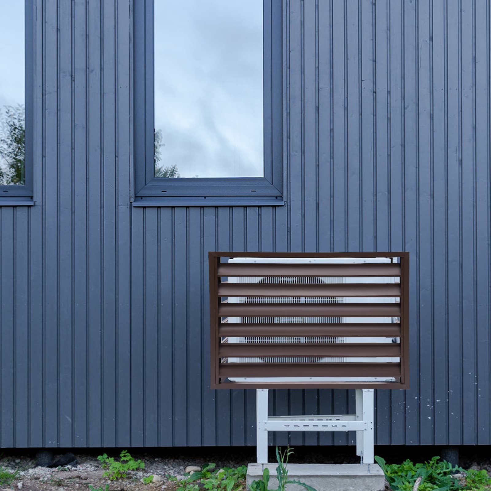 Air conditioning fence 1.5P four sides 100x70x50-brown Air Conditioner Fence Screen, Air Conditioner Privacy Screen, Air Conditioner Screen Air conditioning fence 1.5P four sides 100x70x50-brown Air Conditioner Fence Screen, Air Conditioner Privacy Screen, Air Conditioner Screen