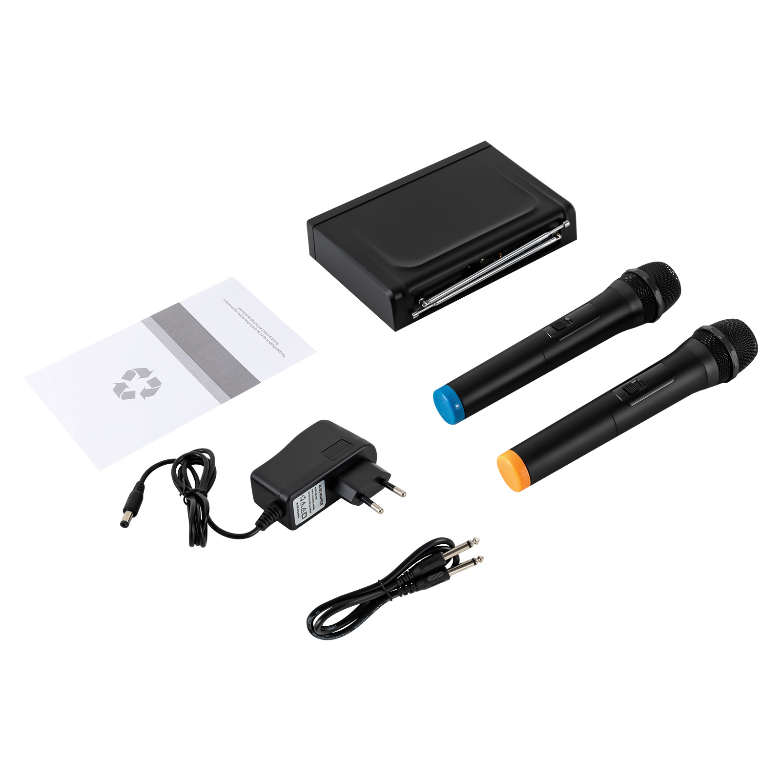 Wireless Microphone Kit Professional 2 Channel Karaoke Microphone for Church Party Singing For Conferences Presentations Wireless Microphone Kit Professional 2 Channel Karaoke Microphone for Church Party Singing For Conferences Presentations