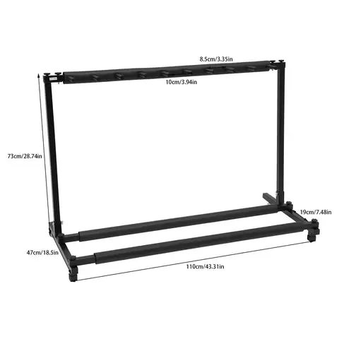 Support de guitare universel 9 positions pliable