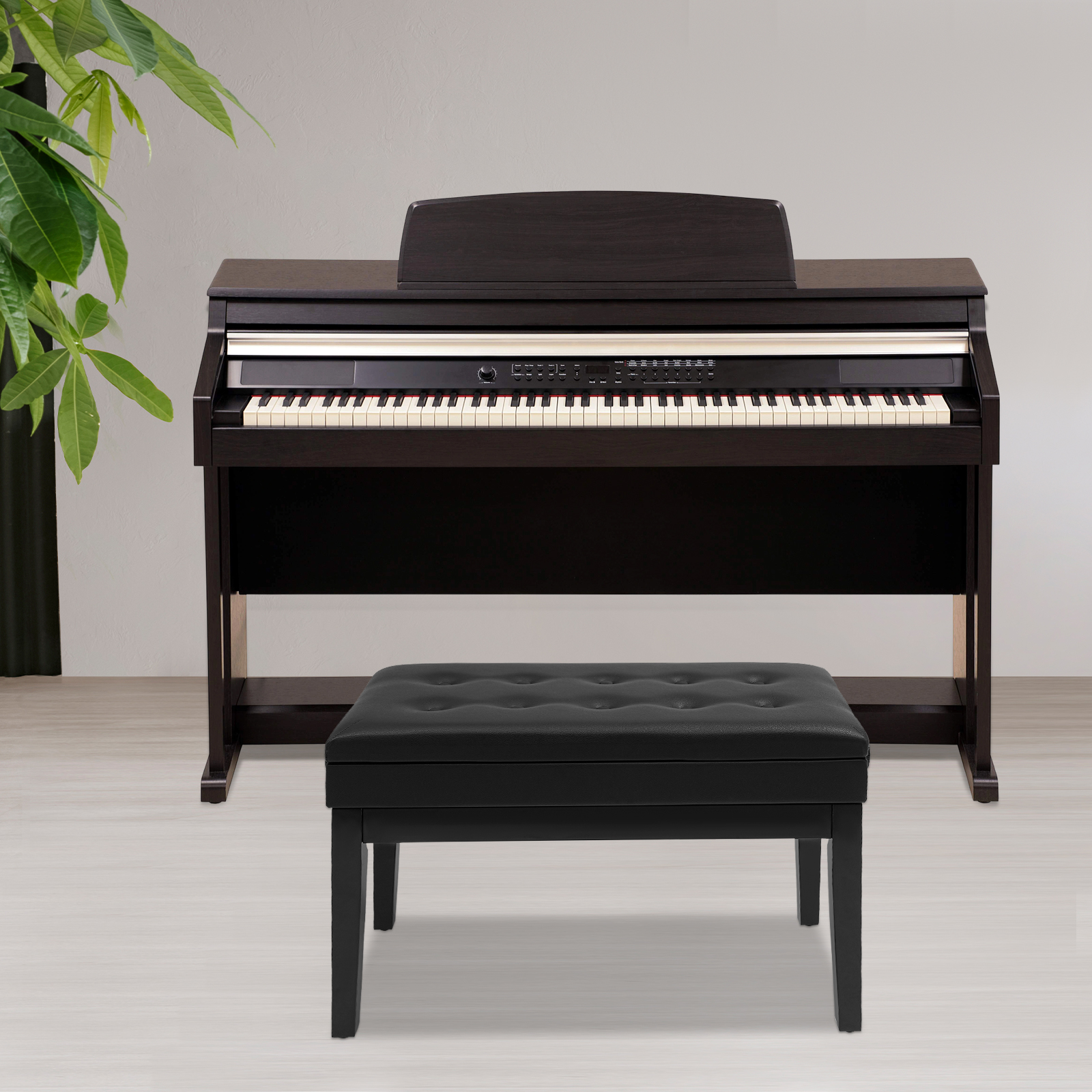 Double lifting 10 buttons Piano Stool, Piano Bench, Piano Bench with Storage Box
