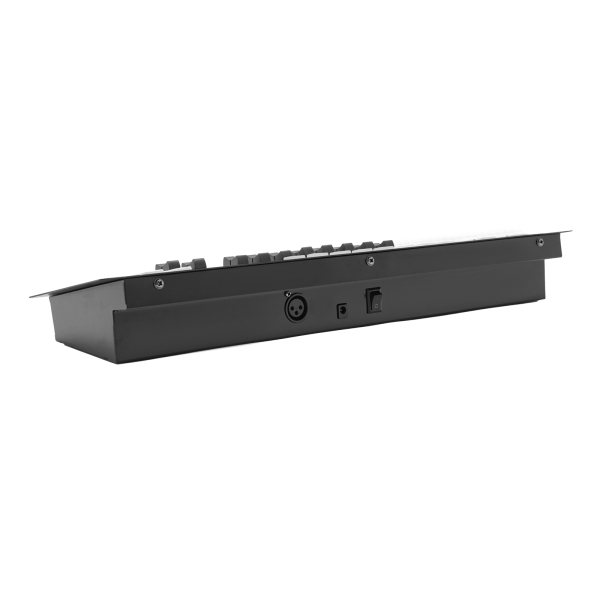 Dmx512 Stage Light Console 192 Ideal For Djs Stages Discos Nightclubs Ktvs Parties Bars Weddings Black 18.97*5.2*2.76inch DC12V 2A