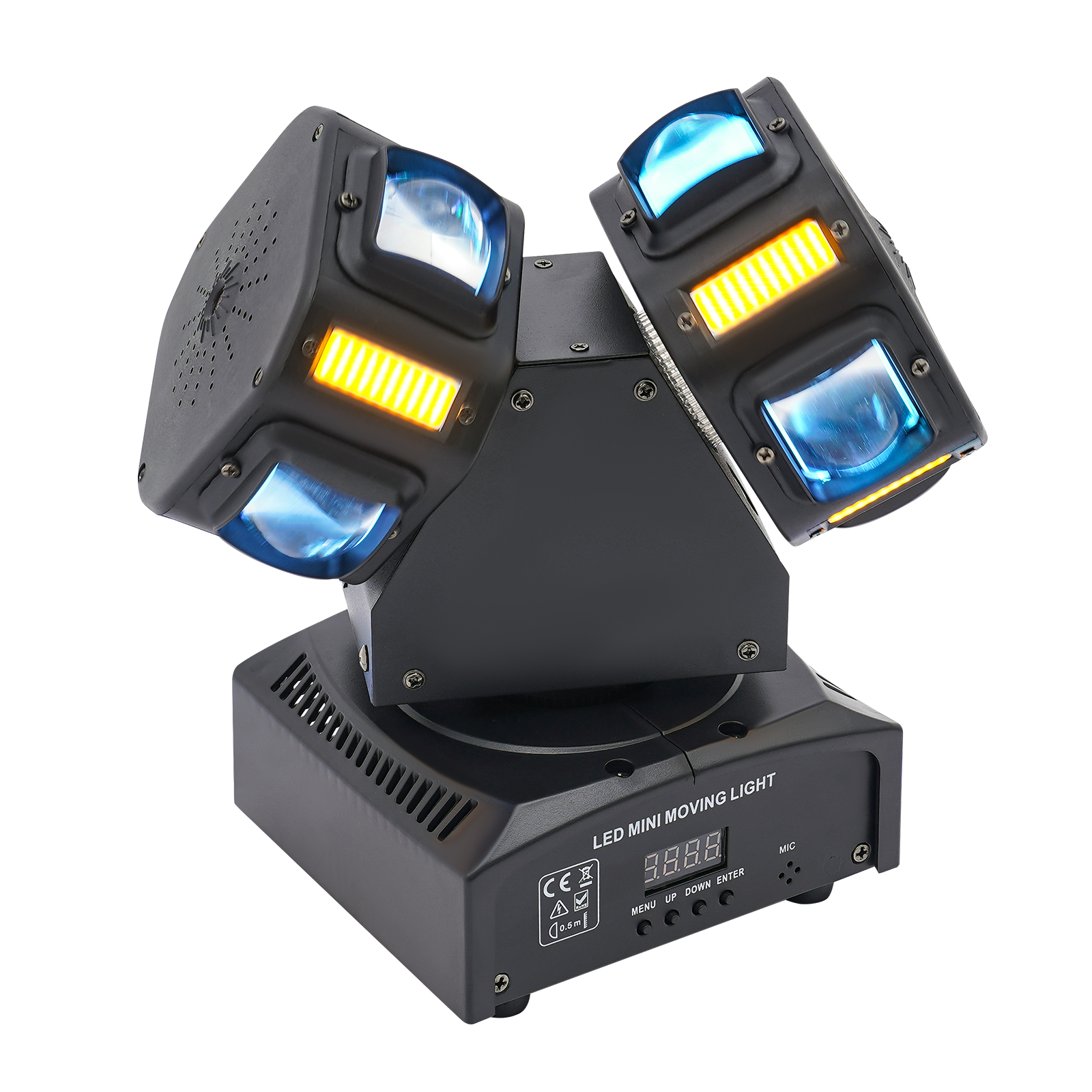 8*LEDs Moving Head Light, Moving Head Dj Lights for Party Concert Festival Show, Stage Lights