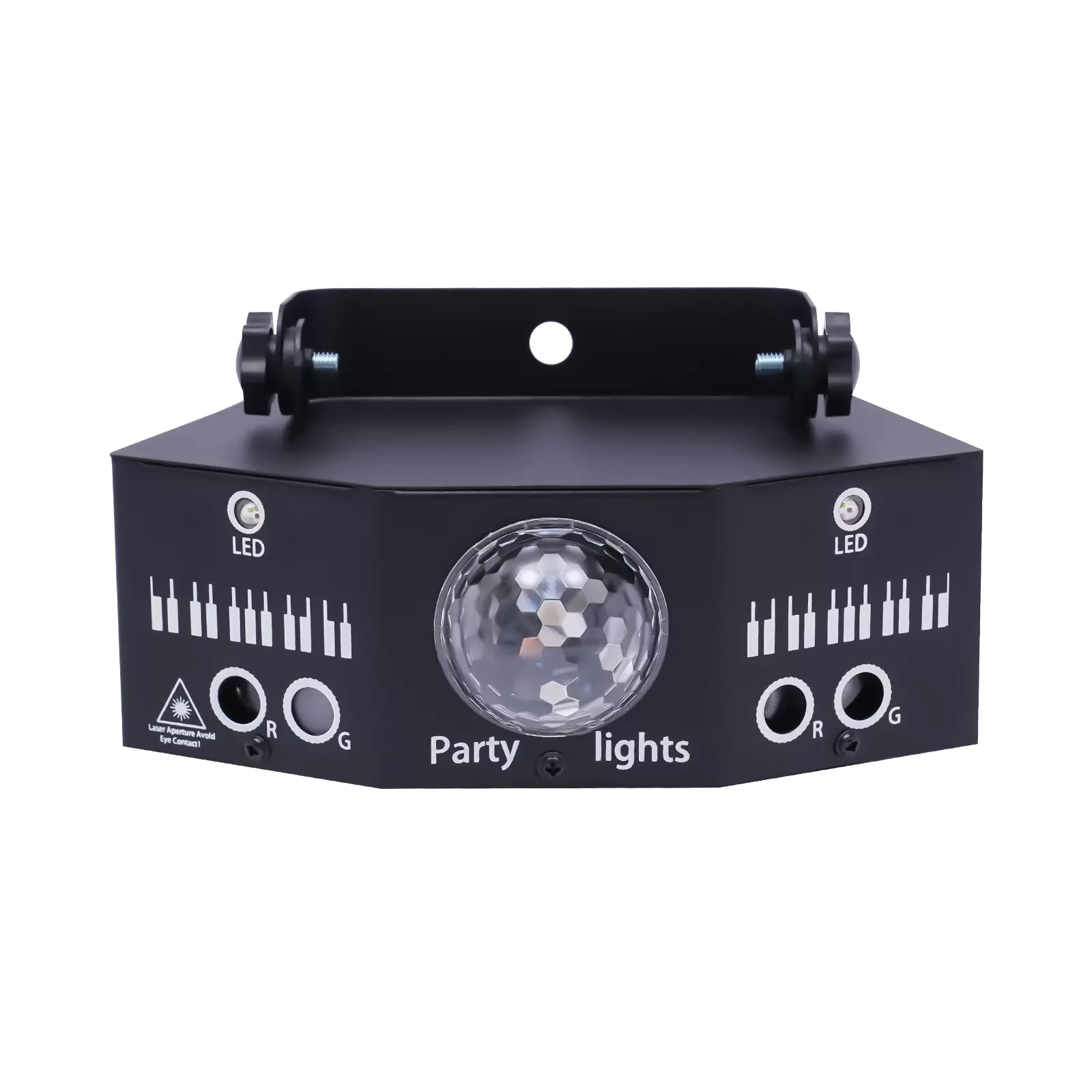 7 Eyes LED RGB Light DJ Disco Projector Stage Lighting Intelligent Sound Control Effect Light DMX Effect Projector for Bars Clubs