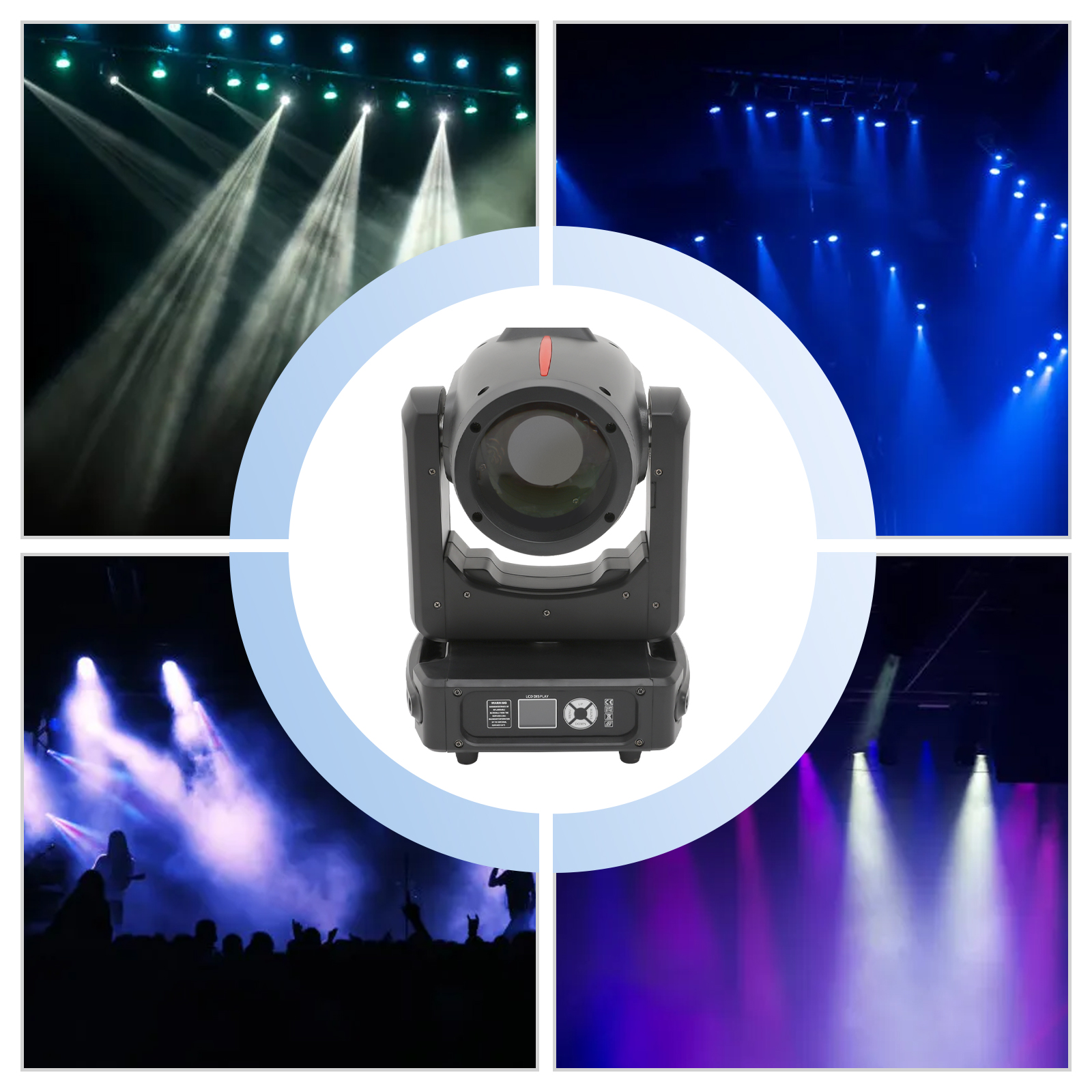 Moving Head Beam Light, Stage Light, DJ Party Light for DJ Setups, Discos, Parties, Clubs, Bars, Family Gatherings Moving Head Beam Light, Stage Light, DJ Party Light for DJ Setups, Discos, Parties, Clubs, Bars, Family Gatherings