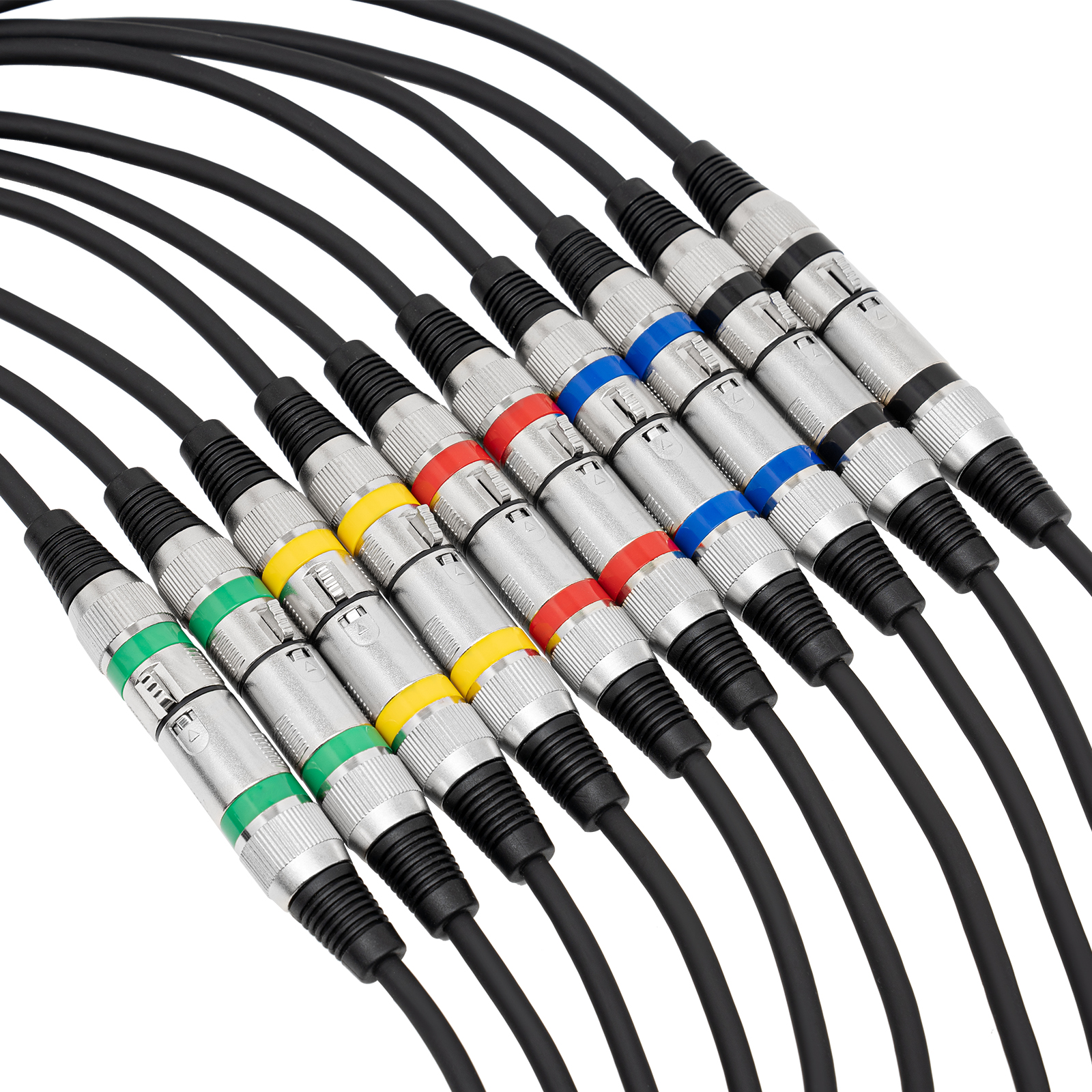 DMX cable, DMX signal connection, DMX light control, Length of each cable: 1mLength of each cable: 1m, Black DMX cable, DMX signal connection, DMX light control, Length of each cable: 1mLength of each cable: 1m, Black