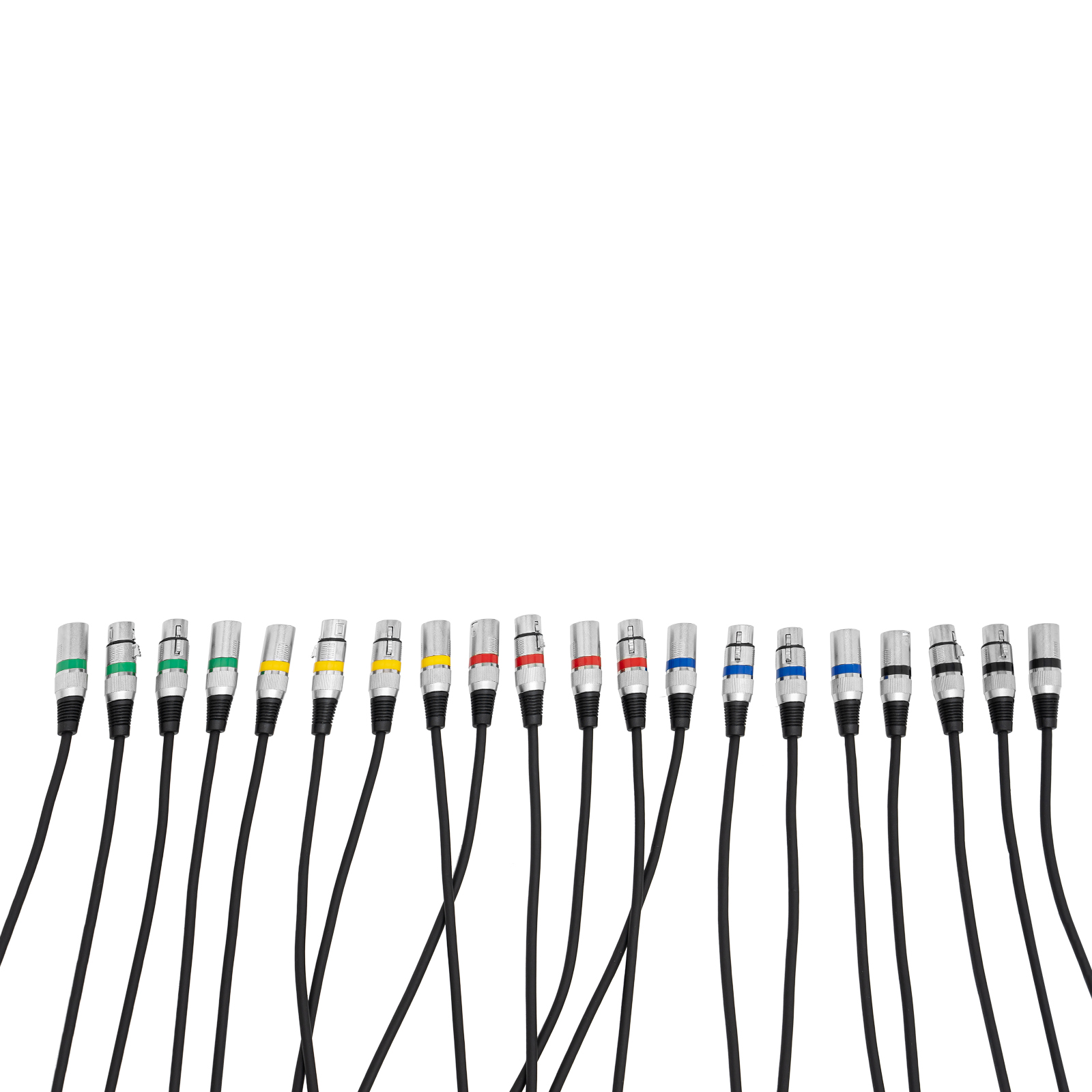 DMX cable, DMX signal connection, DMX light control, Length of each cable: 1mLength of each cable: 1m, Black DMX cable, DMX signal connection, DMX light control, Length of each cable: 1mLength of each cable: 1m, Black