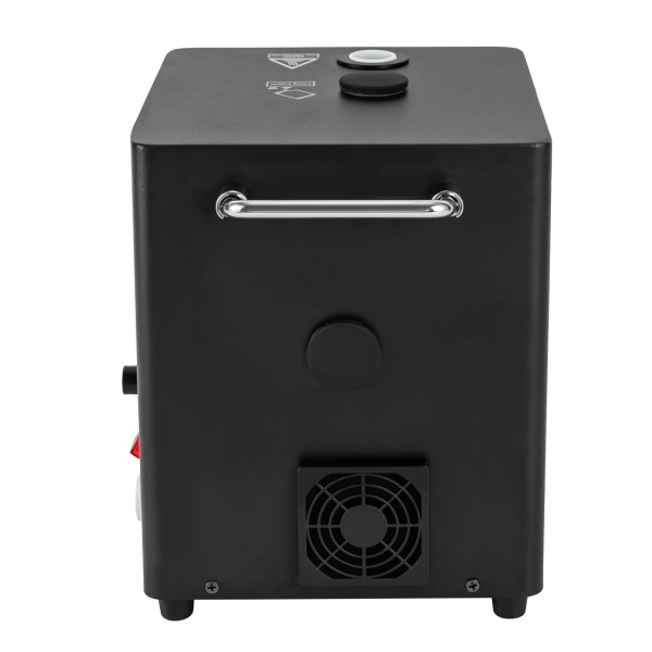 Cold Stage Effect Machine Stage Effect Machine Professional DJ Equipment Portable Fountain Party Machine AC 220V 7.36*7.36*9.84in Black