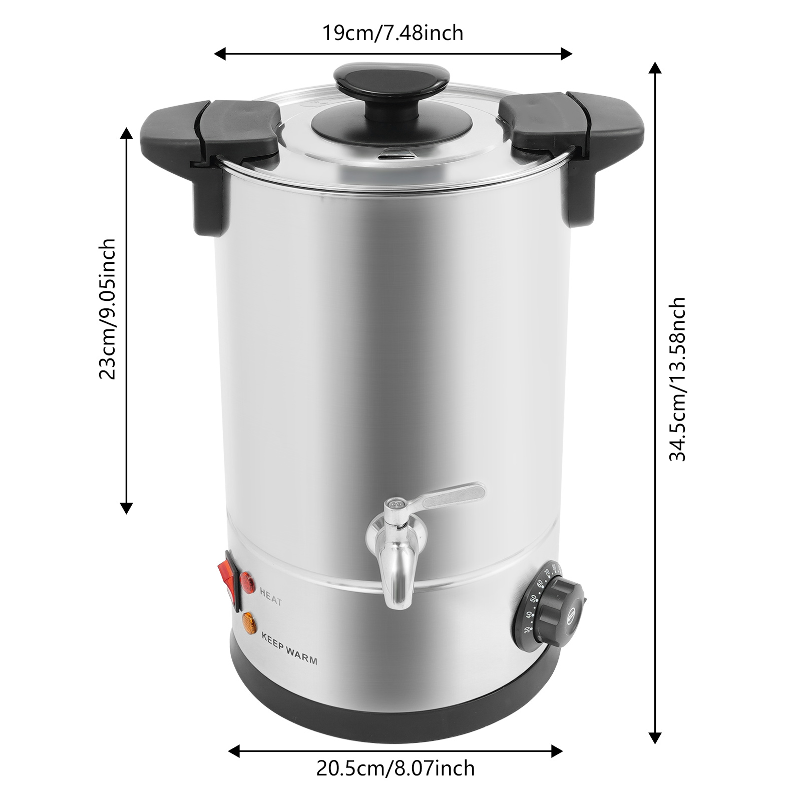 8L Wax Melting Pot for Candle Making, Wax Melting Pot, Large Commercial Wax Melting Machine