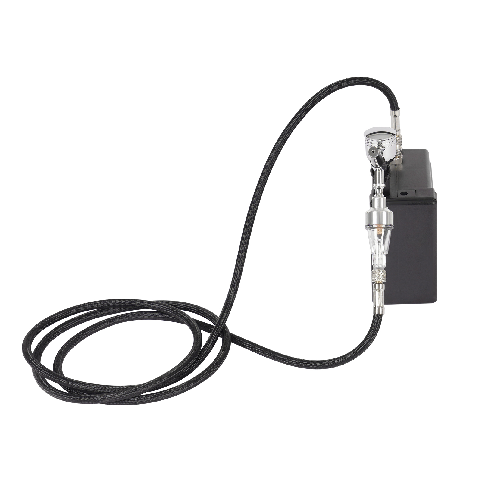 Airbrush Compressor Kit, Air Brush Set, Mini Airbrush Compressor Kit - Black Airbrush Compressor Kit, Air Brush Set, Mini Airbrush Compressor Kit - Black