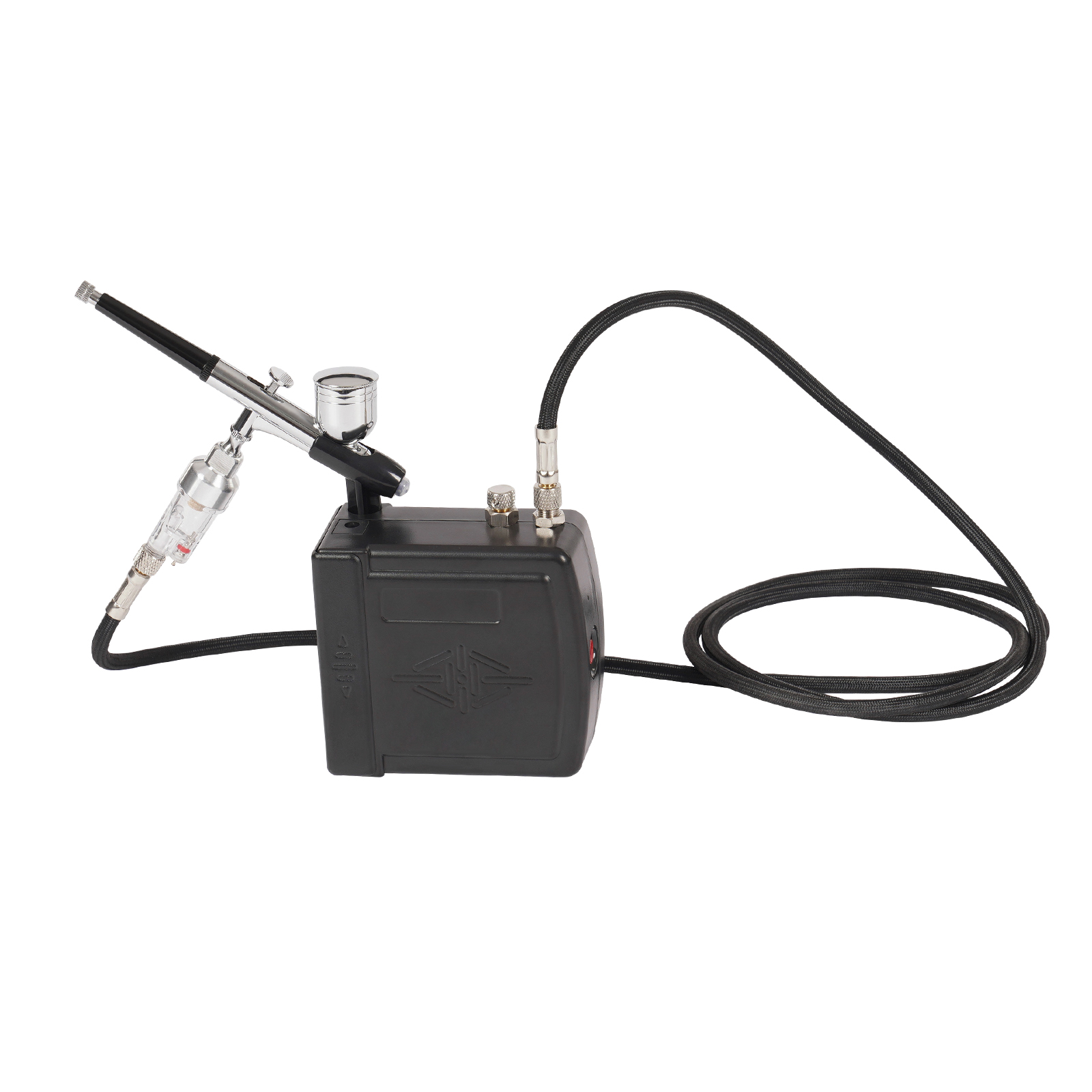 Airbrush Compressor Kit, Air Brush Set, Mini Airbrush Compressor Kit - Black