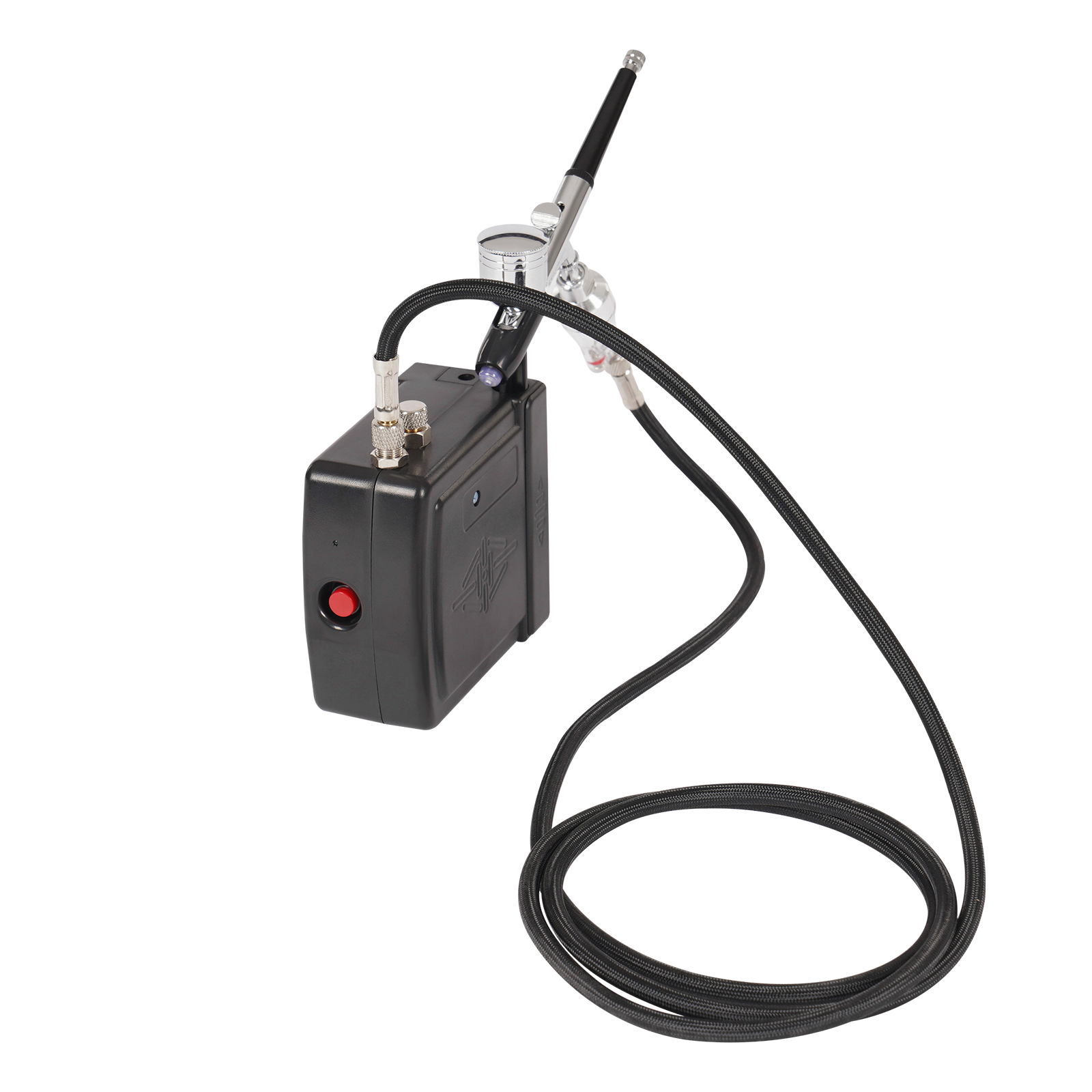Airbrush Compressor Kit, Air Brush Set, Mini Airbrush Compressor Kit - Black Airbrush Compressor Kit, Air Brush Set, Mini Airbrush Compressor Kit - Black