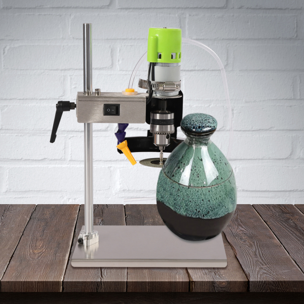 6000R/Min Glass Bottle Cutter Adjustable Speed 150W Electric DIY Cutter Machine with Pure Copper Motor for Pen Containers