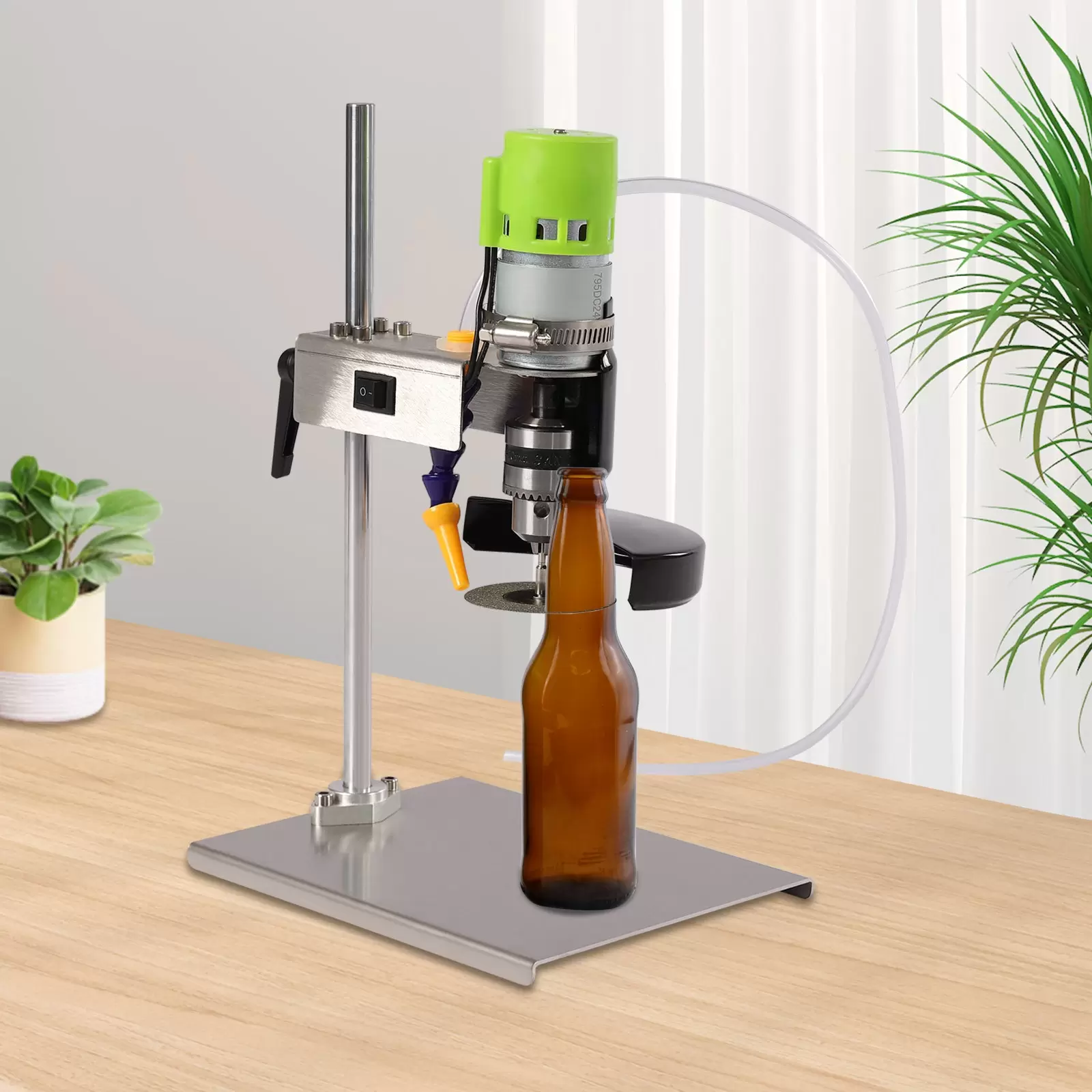 6000R/Min Glass Bottle Cutter Adjustable Speed 150W Electric DIY Cutter Machine with Pure Copper Motor for Pen Containers 6000R/Min Glass Bottle Cutter Adjustable Speed 150W Electric DIY Cutter Machine with Pure Copper Motor for Pen Containers