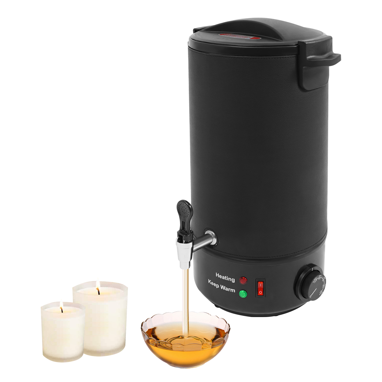 10L Wax Melter, Electric Wax Melting Pot, Wax Melter with Adjustable Temperature