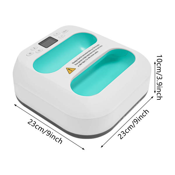 Green Heat Plotter, Mini Heat Press Machine, Portable Heat Press, with Timepiece, Temperature Range: 85-205℃