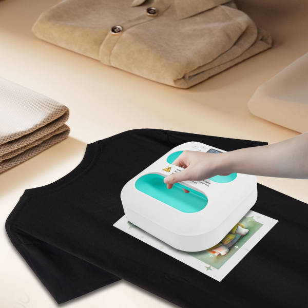 Green Heat Plotter, Mini Heat Press Machine, Portable Heat Press, with Timepiece, Temperature Range: 85-205℃