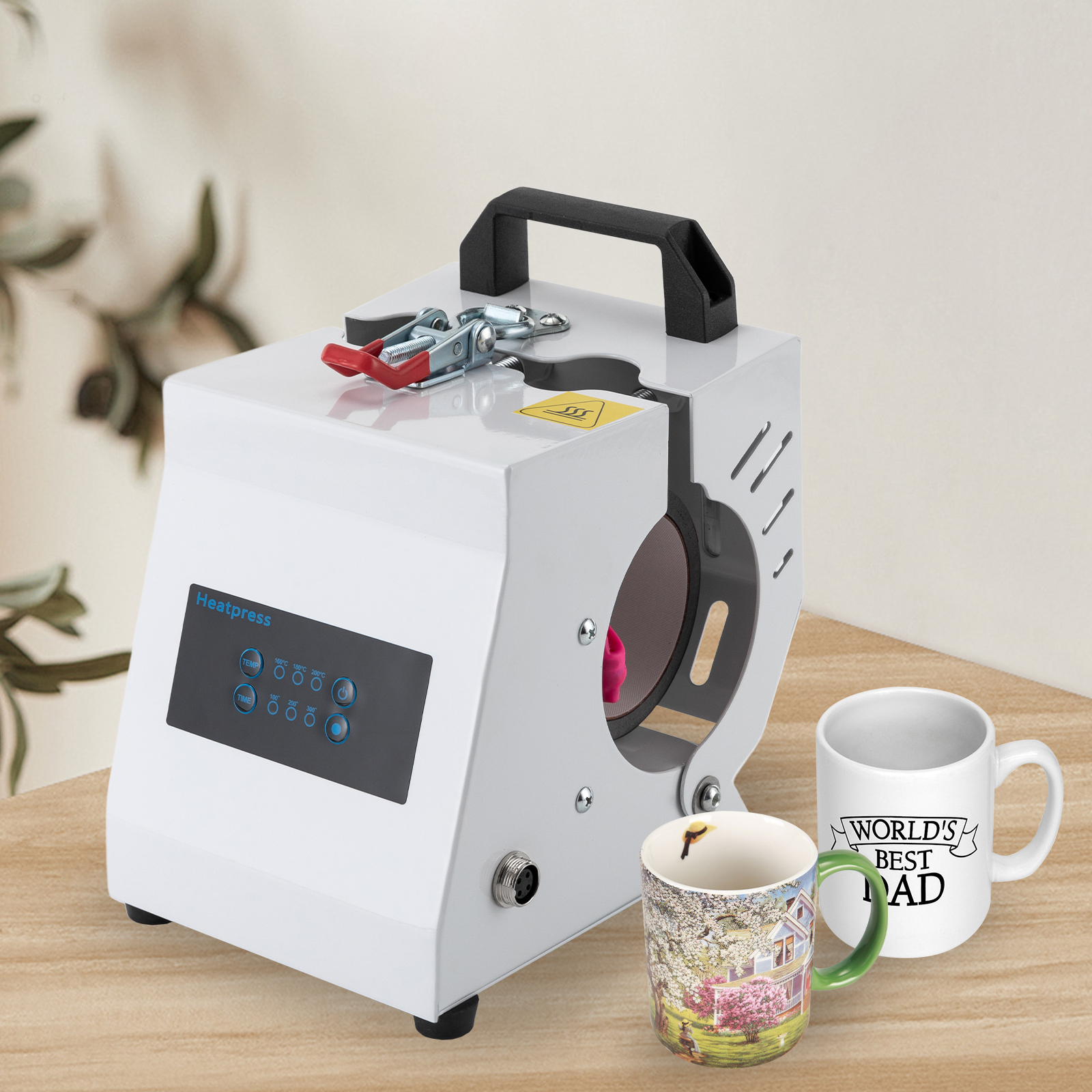 CNCEST Mini Mug Press Machine 11/15 oz Portable Mug Press Heater Mug Press Mug Press Heat Press for Mugs Coffee Cup 220V 300W CNCEST Mini Mug Press Machine 11/15 oz Portable Mug Press Heater Mug Press Mug Press Heat Press for Mugs Coffee Cup 220V 300W