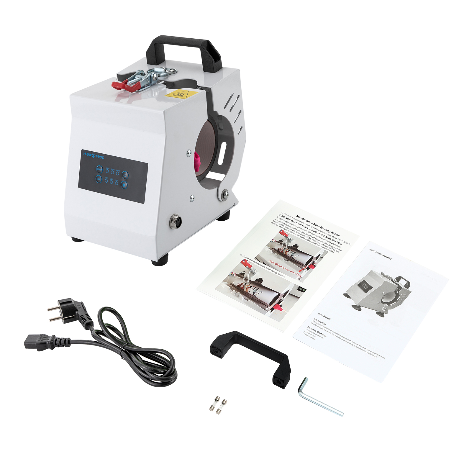 CNCEST Mini Mug Press Machine 11/15 oz Portable Mug Press Heater Mug Press Mug Press Heat Press for Mugs Coffee Cup 220V 300W CNCEST Mini Mug Press Machine 11/15 oz Portable Mug Press Heater Mug Press Mug Press Heat Press for Mugs Coffee Cup 220V 300W
