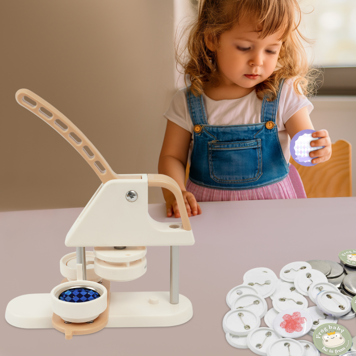 Badge Making Machine, Button Making Machine, for DIY Button Badges, (58mm Set) Badge Making Machine, Button Making Machine, for DIY Button Badges, (58mm Set)