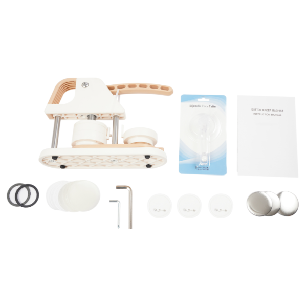 Badge Making Machine, Button Making Machine, for DIY Button Badges, (58mm Set)