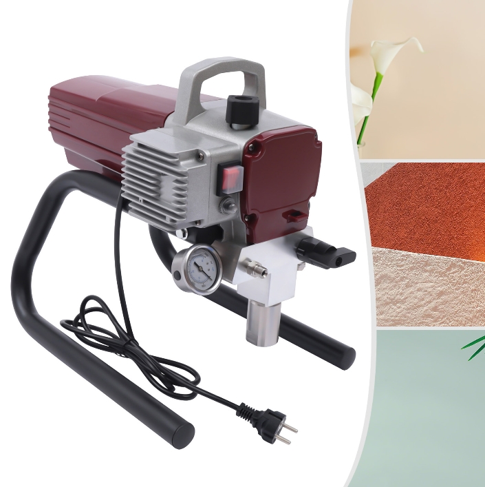 1800W 220V Airless Paint Sprayer with Adjustable Spray Pressure and Hose for Wall Ceiling Wood Adjustable Spray Pressure Red 1800W 220V Airless Paint Sprayer with Adjustable Spray Pressure and Hose for Wall Ceiling Wood Adjustable Spray Pressure Red
