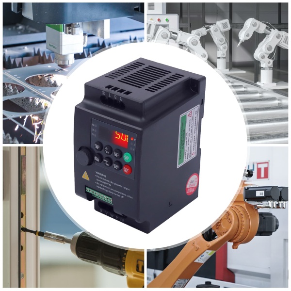 AC 220V/1.5KW 2HP 7A CNC VFD converter single phase to 3 phase for spindle motor speed control