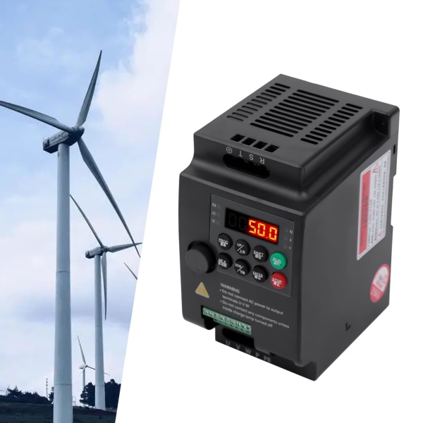 Mini VFD 380V Single Phase/Three Phase AC Inverter Frequency Converter for 2.2 kW Three Phase Motors