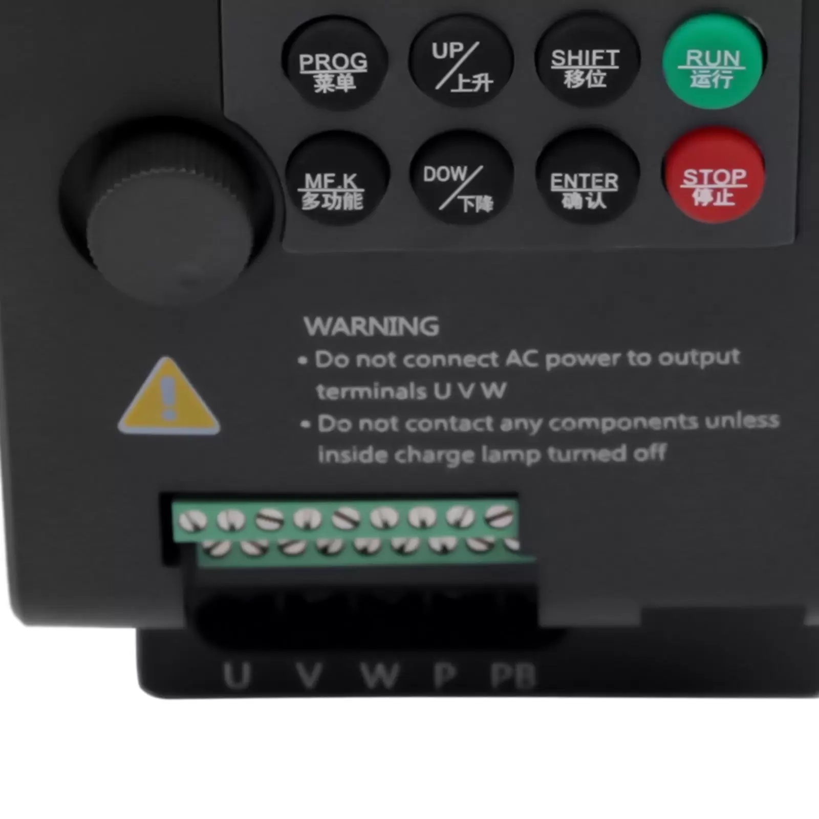 Mini VFD 380V Single Phase/Three Phase AC Inverter Frequency Converter for 2.2 kW Three Phase Motors