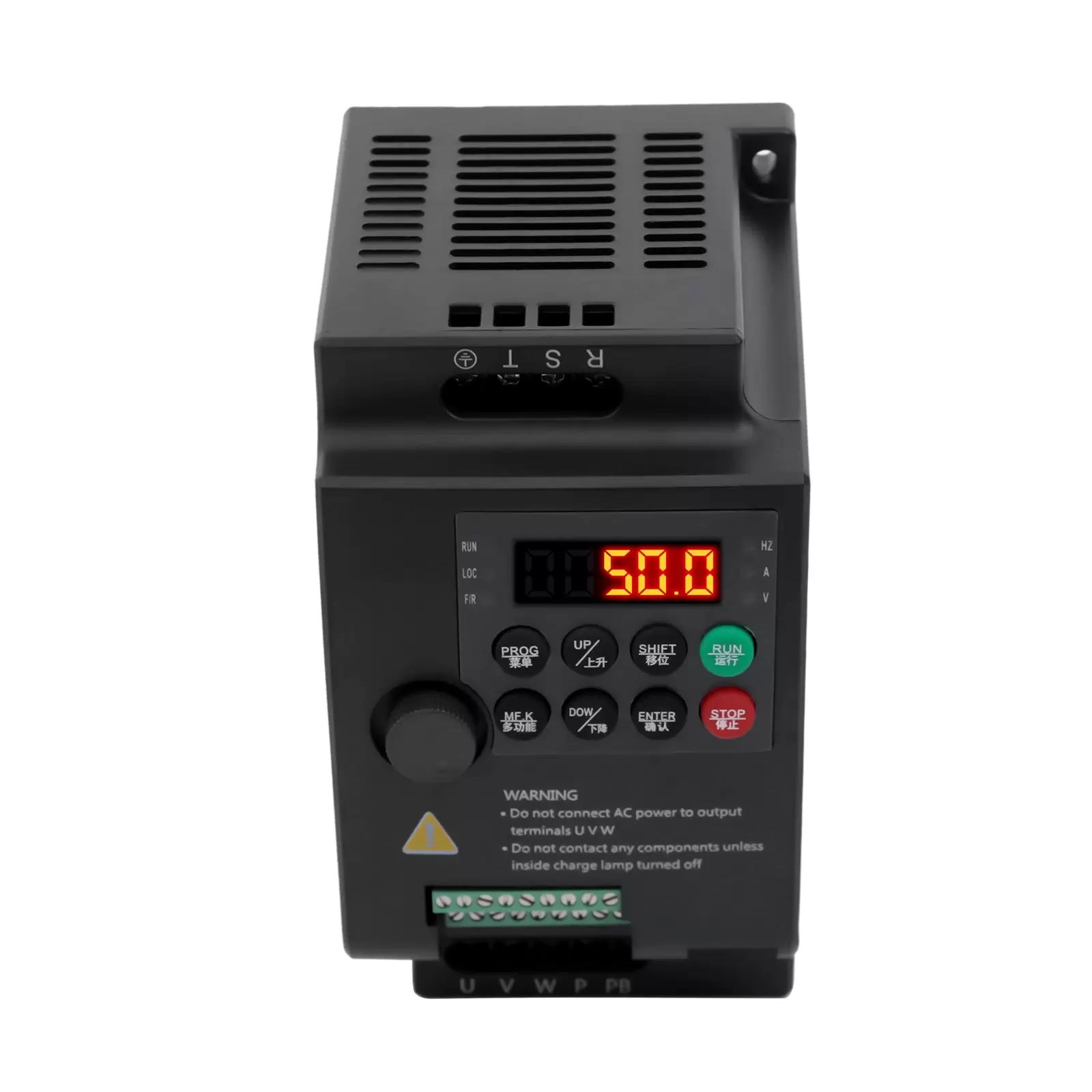 1.5 KW Frequency Converter 380 VAC Three-phase Inverter VFD Speed Regulator For Motors Drilling Machines Pumps Fans Balck
