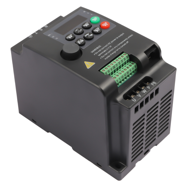 1.5 KW Frequency Converter 380 VAC Three-phase Inverter VFD Speed Regulator For Motors Drilling Machines Pumps Fans Balck