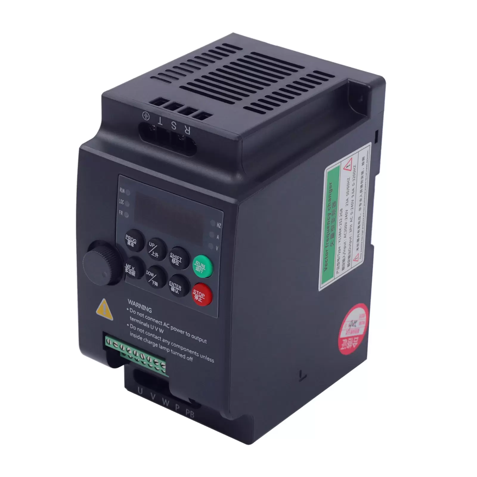Variable Frequency Drive, AC 220V/2.2KW 3HP 10A CNC VFD Converter Single Phase to Three Phase for Spindle Motor Speed Control Variable Frequency Drive, AC 220V/2.2KW 3HP 10A CNC VFD Converter Single Phase to Three Phase for Spindle Motor Speed Control