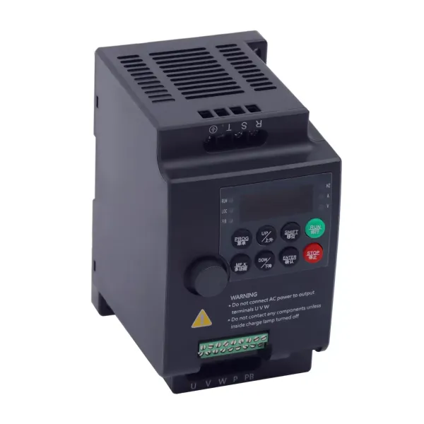 Variable Frequency Drive, AC 220V/2.2KW 3HP 10A CNC VFD Converter Single Phase to Three Phase for Spindle Motor Speed Control