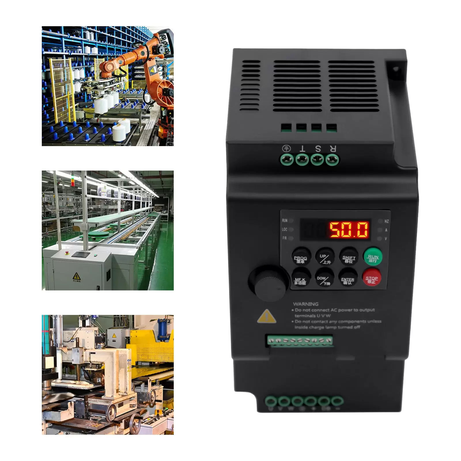 Frequency Converter 5.5kw 380v General Motor Three Phase Input/output Vfda Frequency Converter For Motors Drilling Machines Pumps Fans Frequency Converter 5.5kw 380v General Motor Three Phase Input/output Vfda Frequency Converter For Motors Drilling Machines Pumps Fans